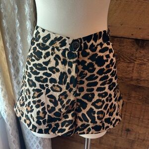 Leopard shorts